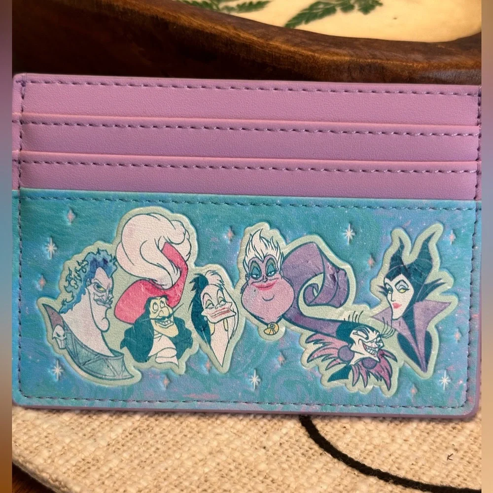 Loungefly Disney Limited Edition Convention Villains Constellation Cardholder